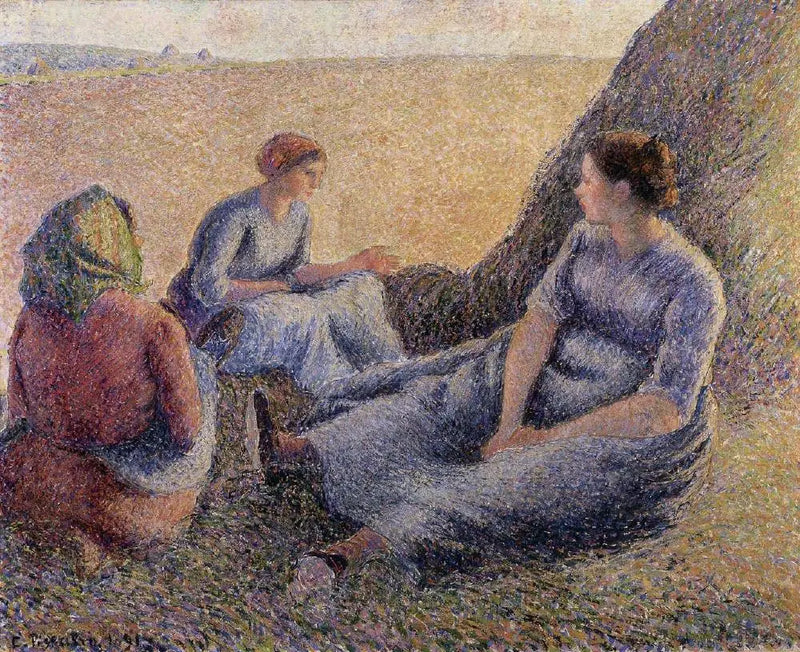 Haymakers at Rest - Camille Pissarro