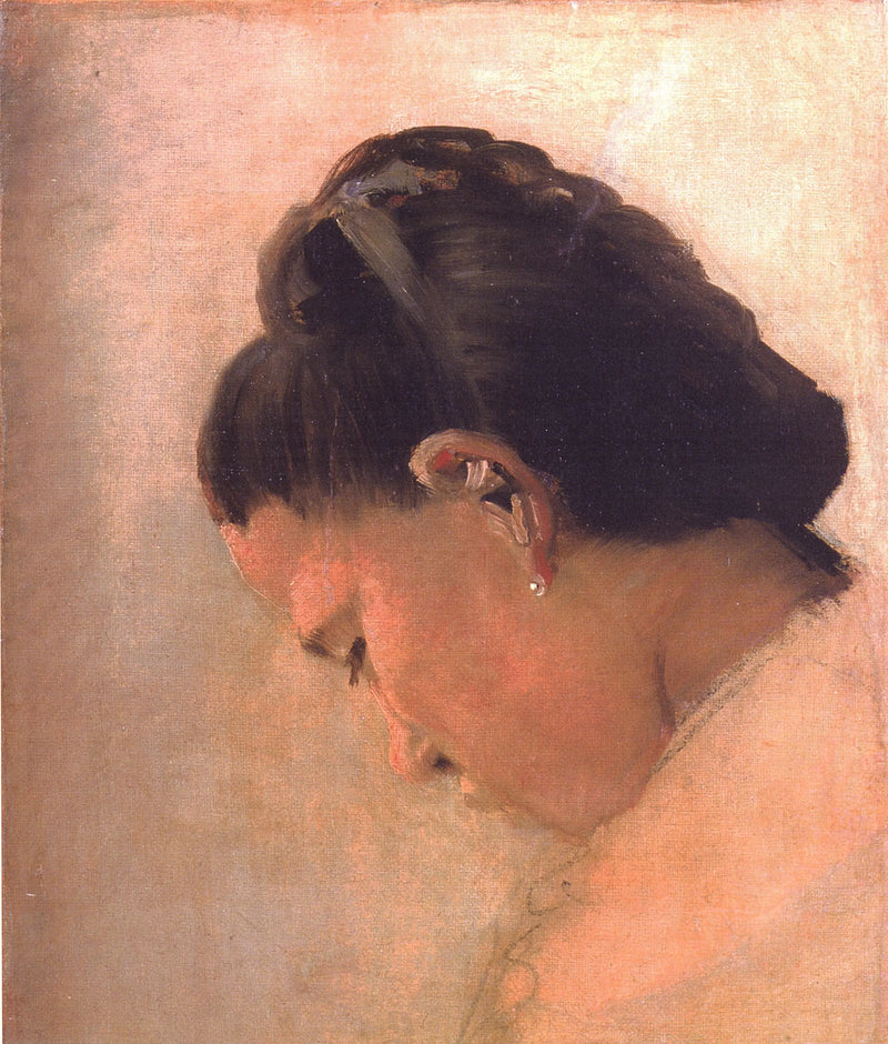 Head of a Young Girl - Georges Seurat