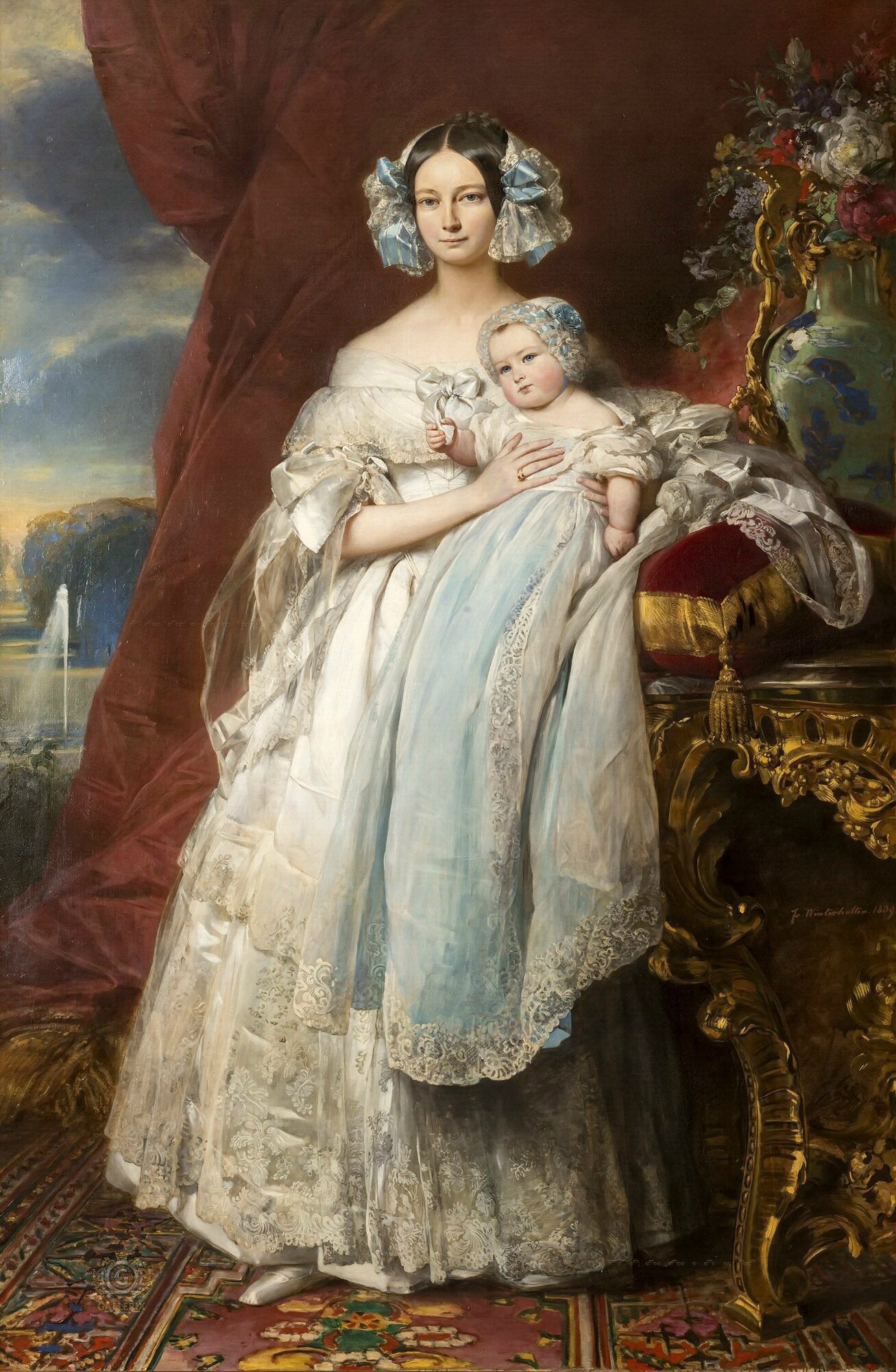 Hélène-Louise, princesse de Mecklenbourg, duchesse d'Orléans (1814-1858) - Franz Xaver Winterhalter