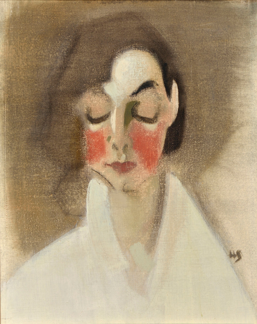 Rosy-Cheeked Girl (1927) - Helene Schjerfbeck