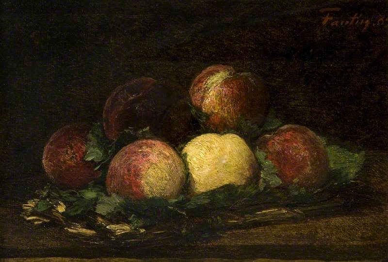 Panier de pêches - Henri Fantin-Latour