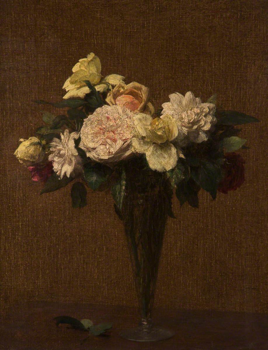 Roses II - Henri Fantin-Latour