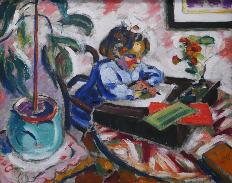 Little Schoolgirl - Henri Le Fauconnier