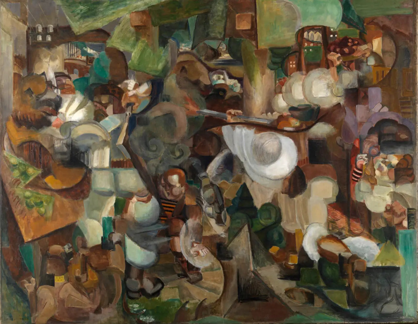 Les Montagnards attaqués par des ours - Henri Le Fauconnier - Alpha Reproduction