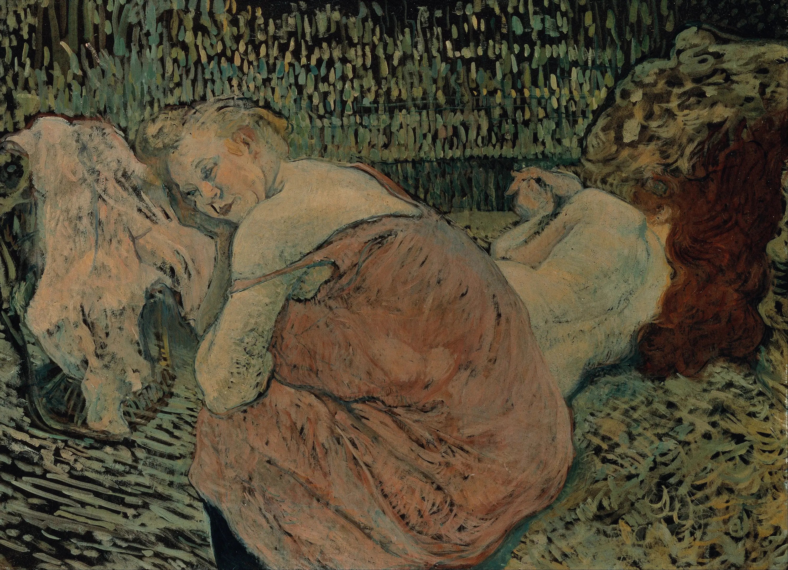 Reproduction du tableau « Deux amis - Henri de Toulouse-Lautrec » par Alpha Reproduction en peinture à l’huile