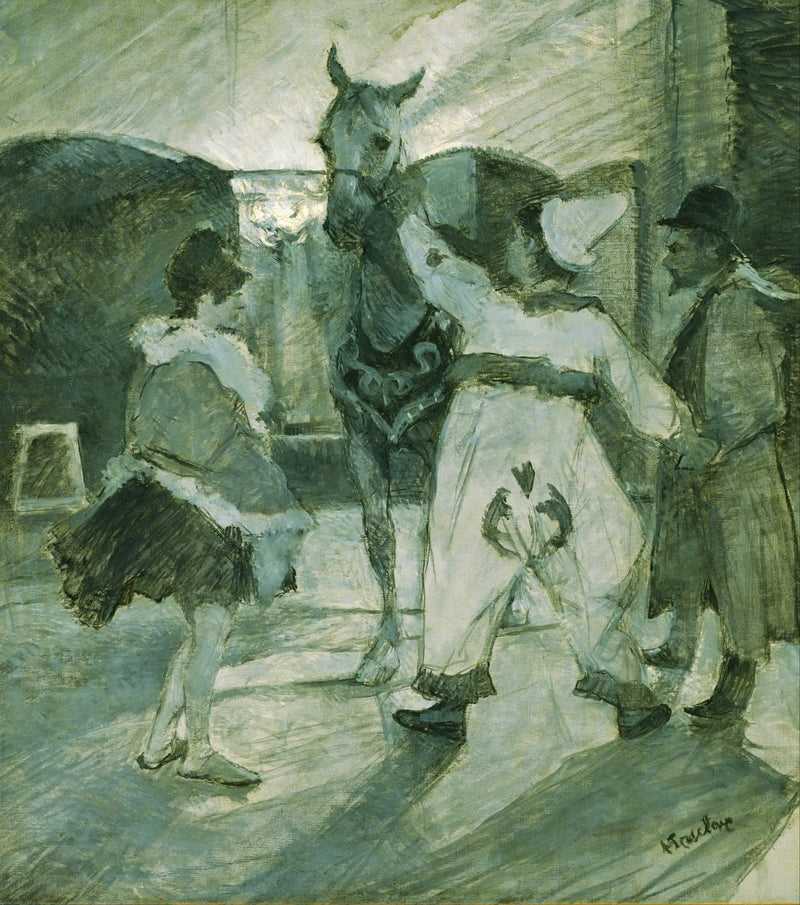 Behind the Scenes of the Circus - Henri de Toulouse-Lautrec