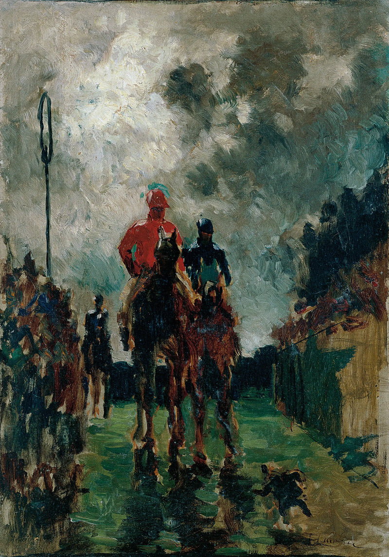 The Jockeys - Henri de Toulouse-Lautrec