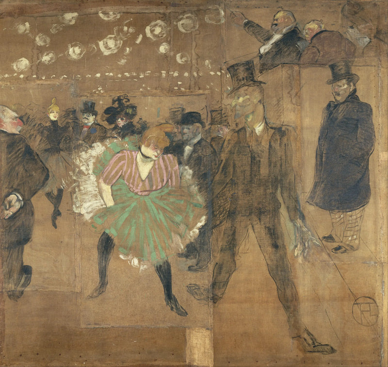 Dance at the Moulin-Rouge - Henri de Toulouse-Lautrec