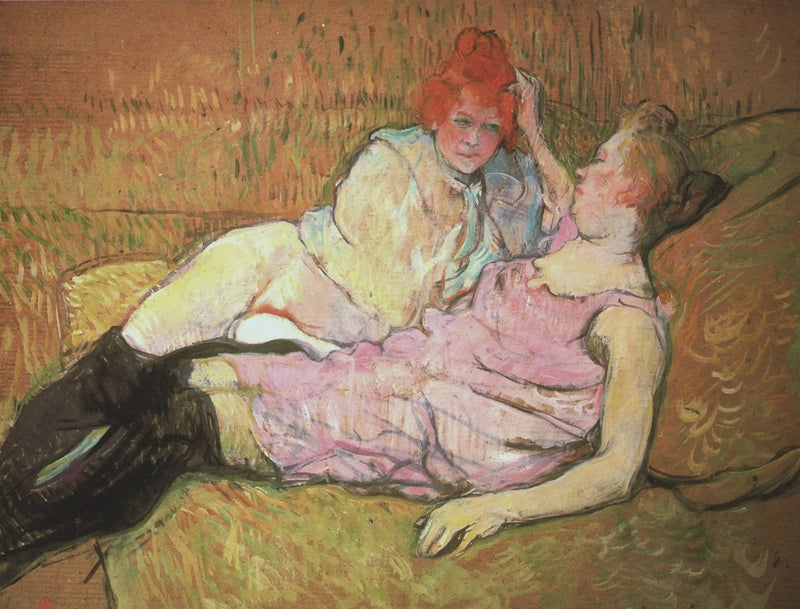 The Sofa - Henri de Toulouse-Lautrec