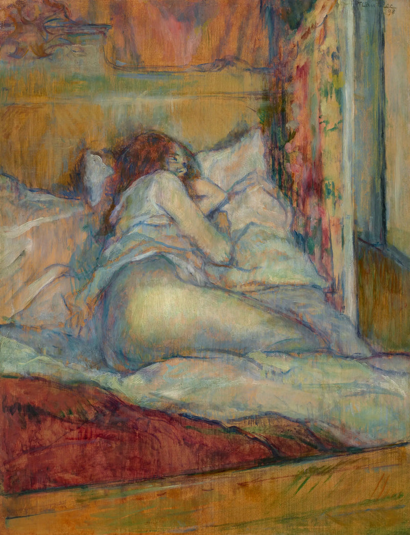 The Bed - Henri de Toulouse-Lautrec