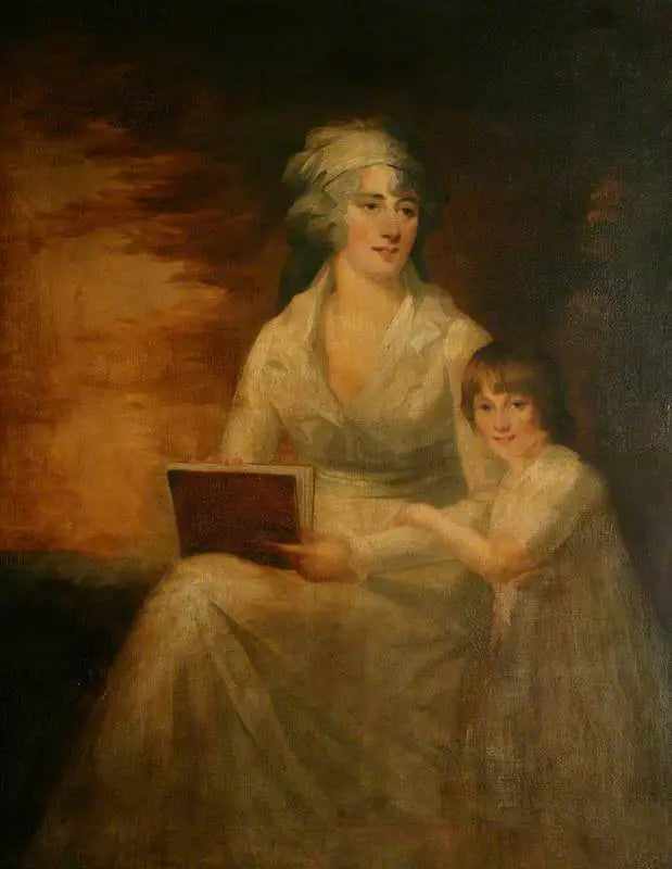 Mrs. Shafto Clarke and her daughter - Henry Raeburn