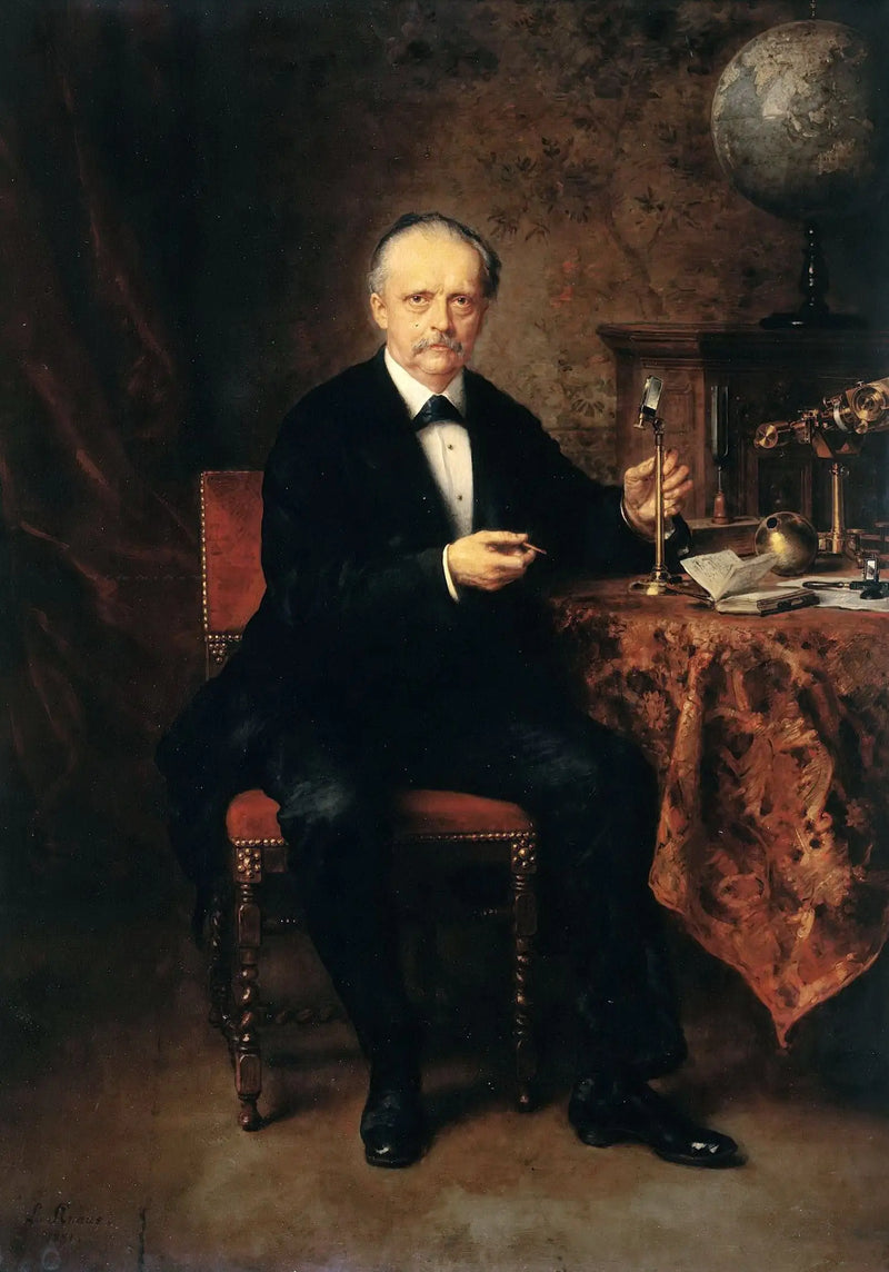 Portrait of Physicist Hermann von Helmholtz - Ludwig Knaus