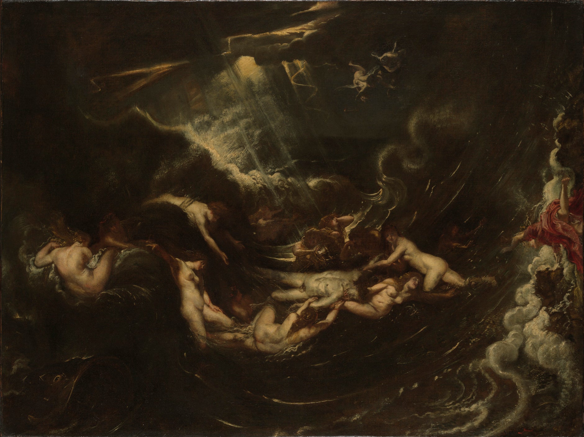 Hero and Leander - Peter Paul Rubens