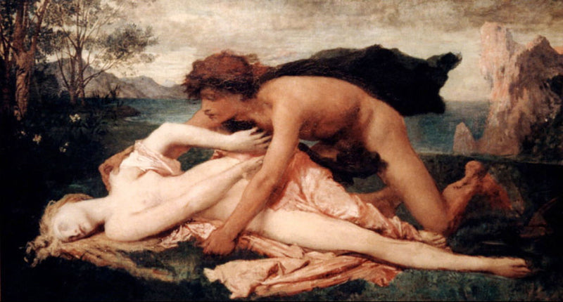 La nymphe Hespérie pleurée par Esacus - Jules-Élie Delaunay