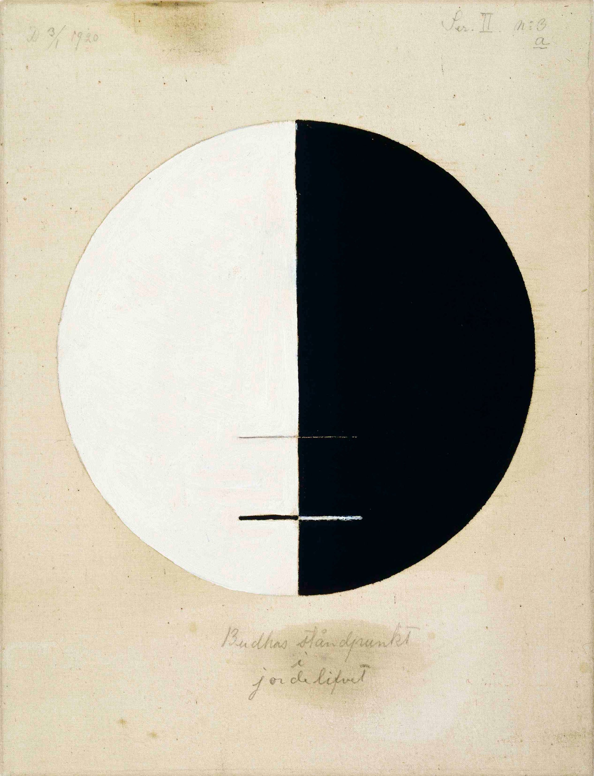 Buddha's Standpoint in the Earthly Life - No 3a - Hilma af Klint