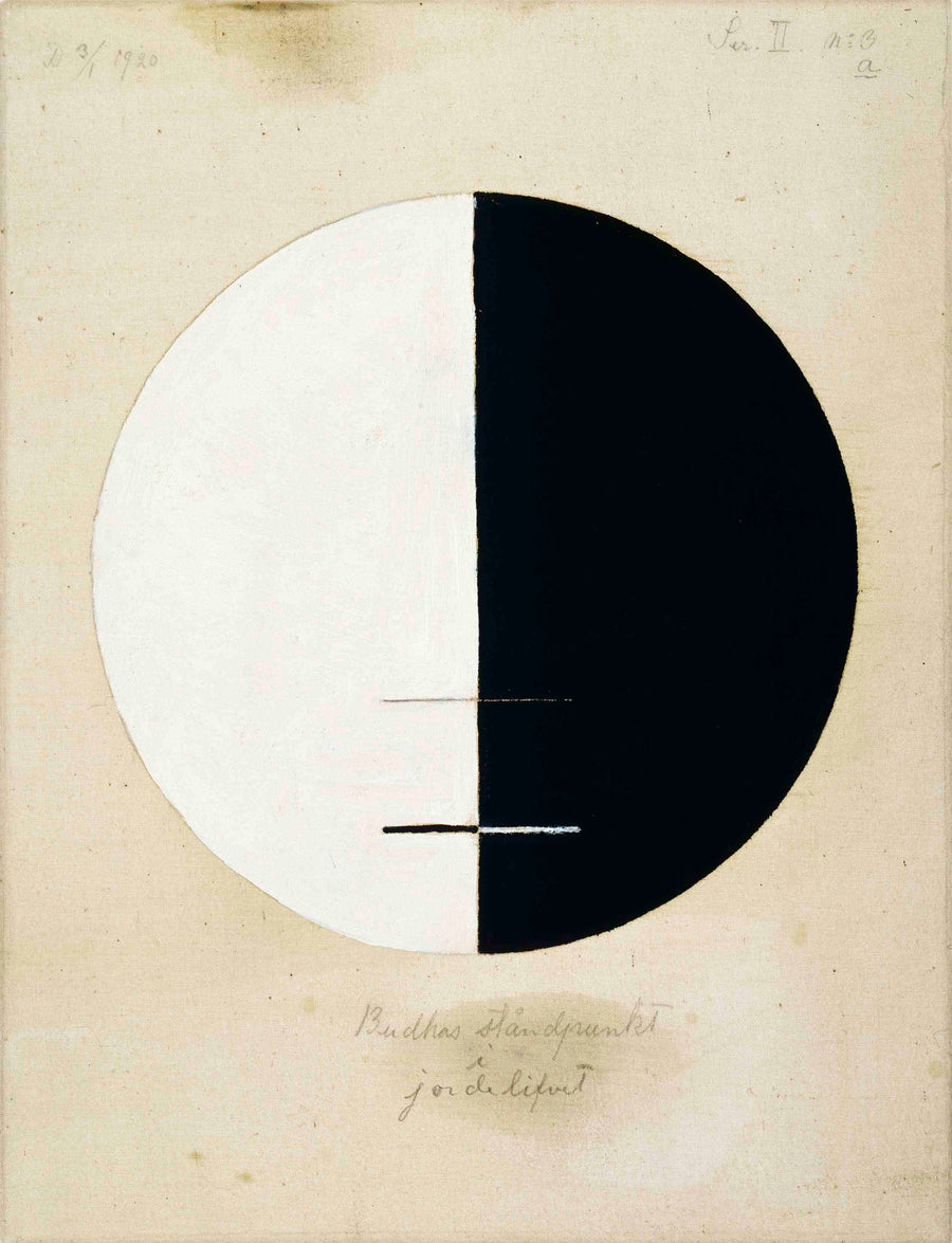 Buddha's Standpoint in the Earthly Life - No 3a (1920) - Hilma af Klint