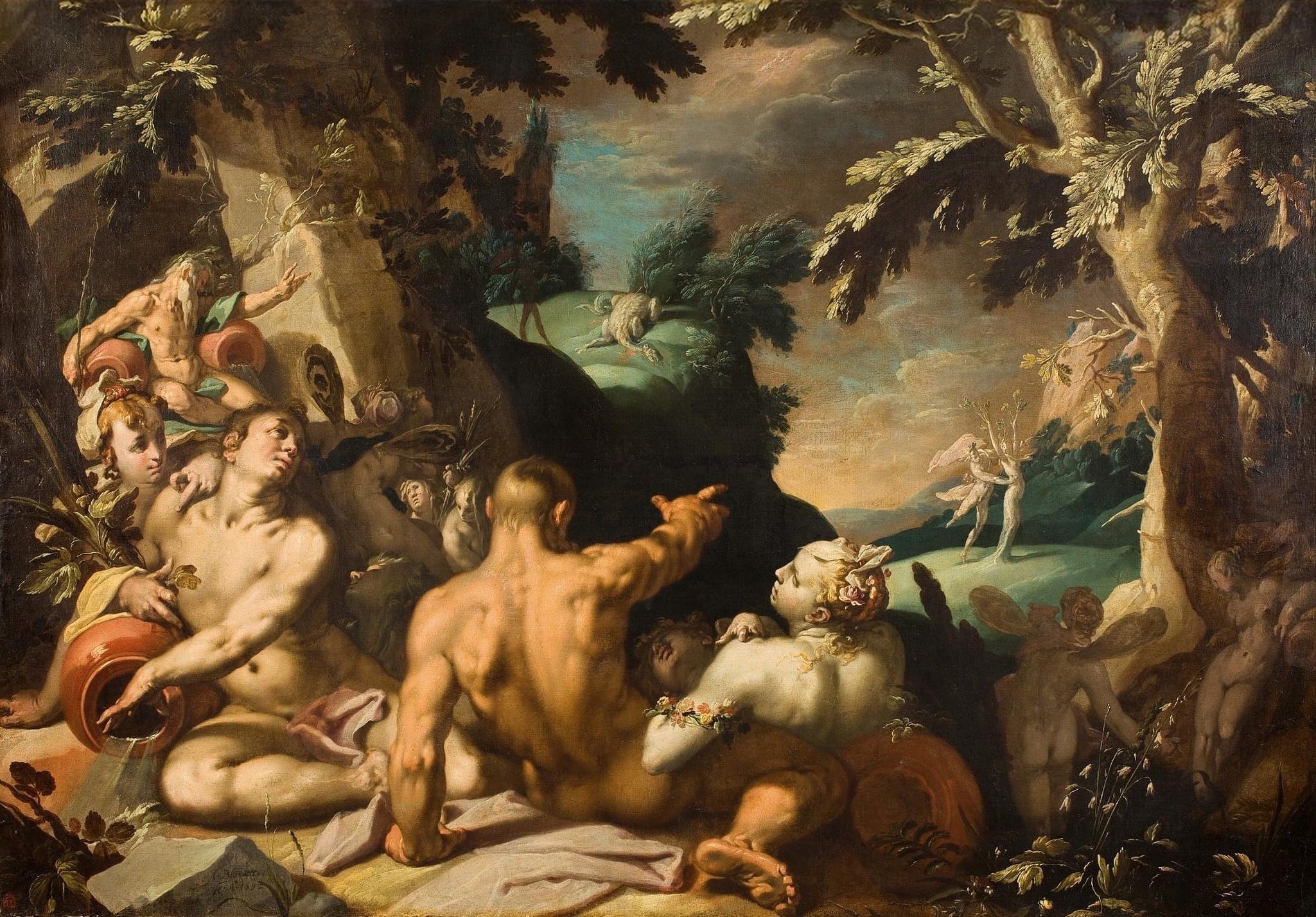 Apollon et Daphné - Abraham Bloemaert