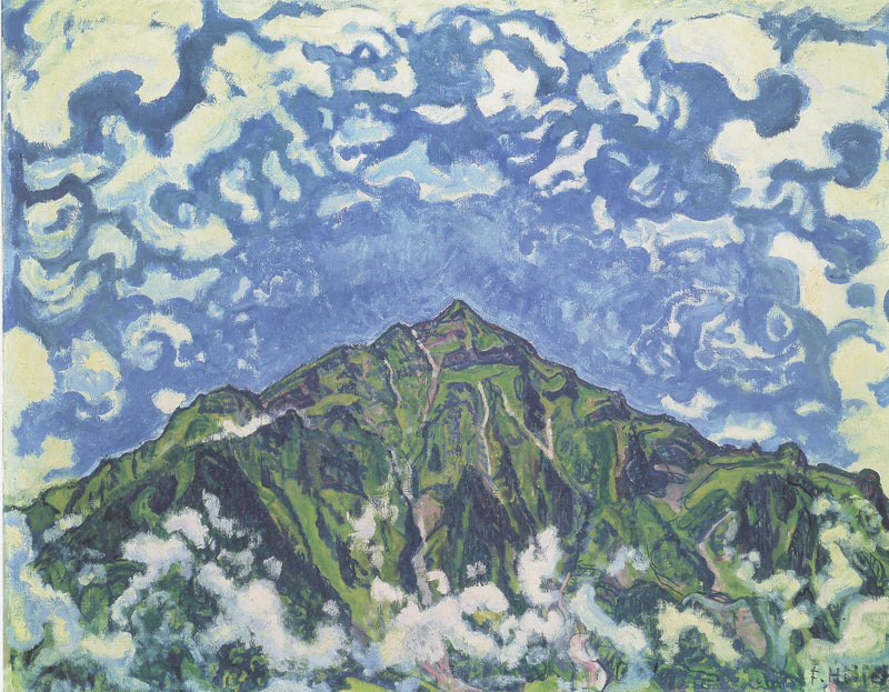 Mont Niesen vue de Heustrich - Ferdinand Hodler