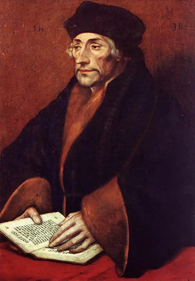 Portrait of Desiderius Erasmus (1466-1536) - Hans Holbein the Younger