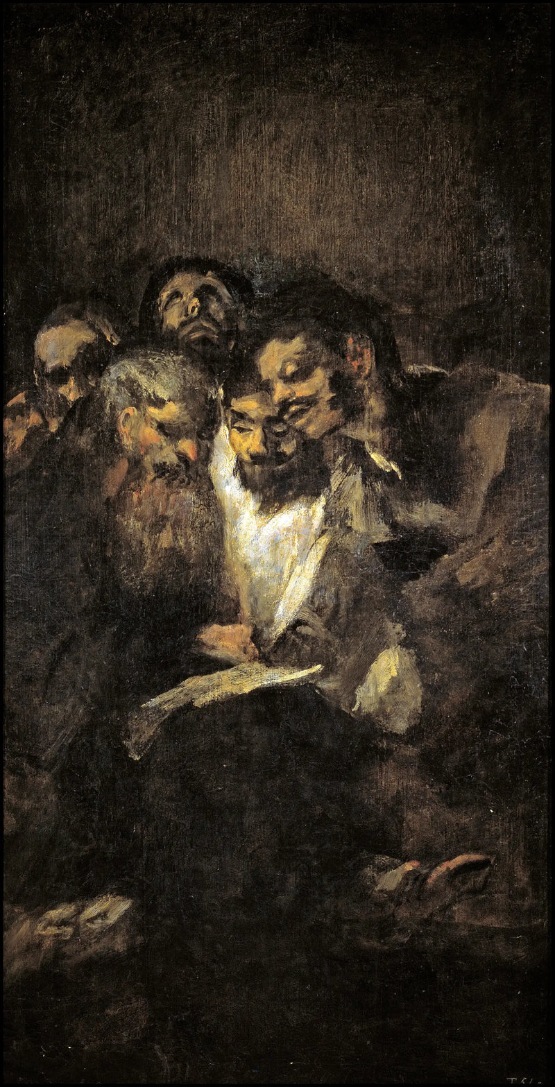 Men Reading - Francisco de Goya