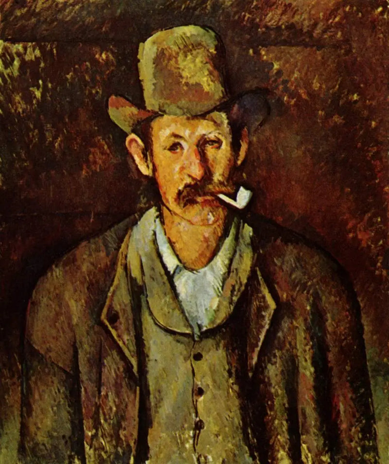 The Man with the Pipe - Paul Cézanne