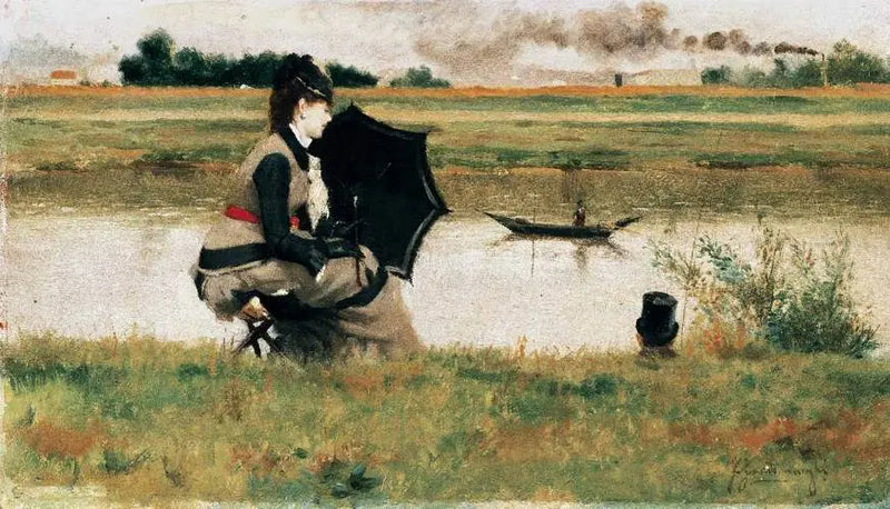 Seine fishing - Federico Zandomeneghi