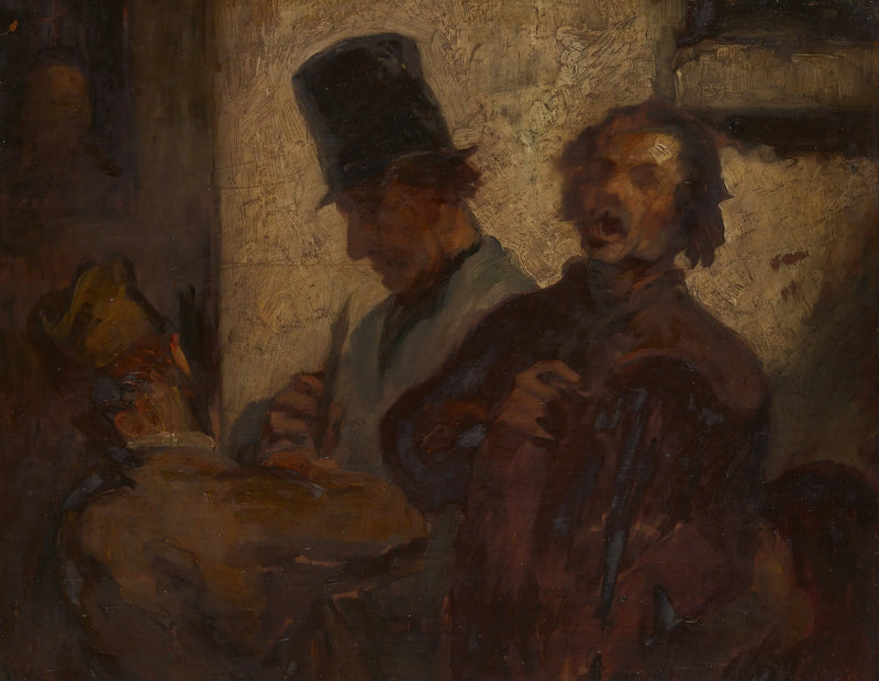 Street Musicians - Honoré Daumier