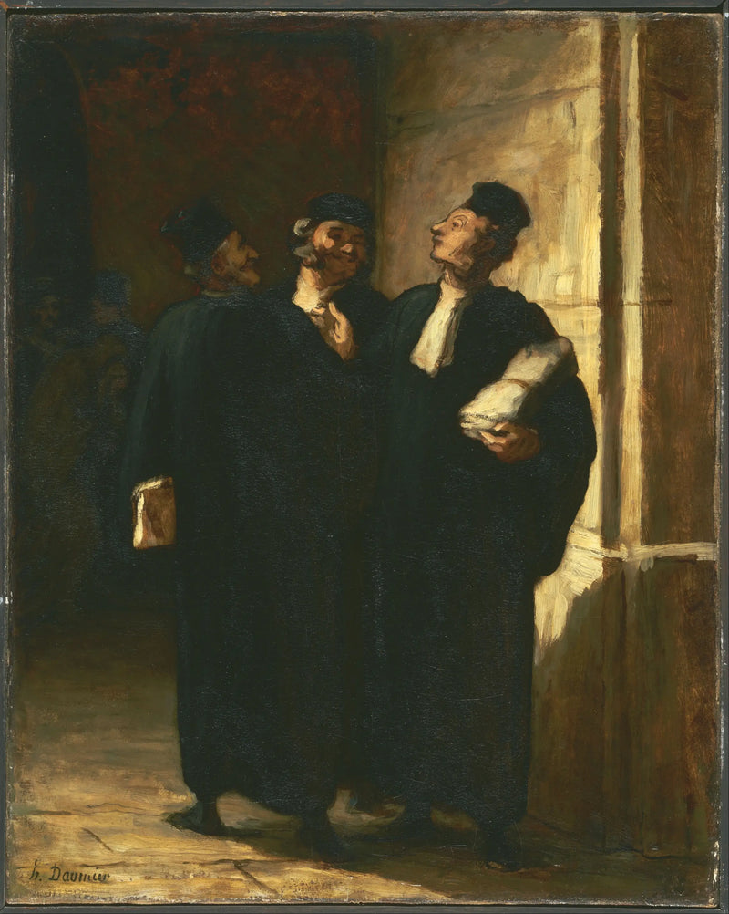 Three Lawyers - Honoré Daumier