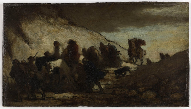 The Emigrants - Honoré Daumier