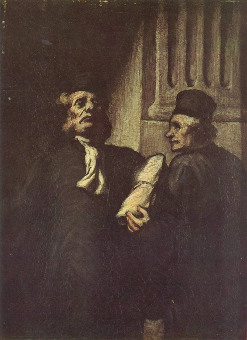 Two Lawyers - Honoré Daumier