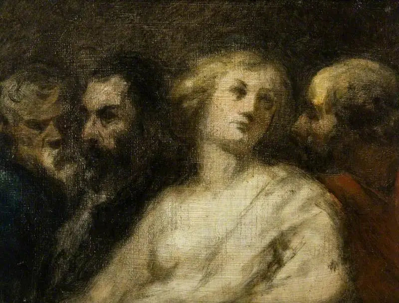 Suzanne et les vieillards - Honoré Daumier