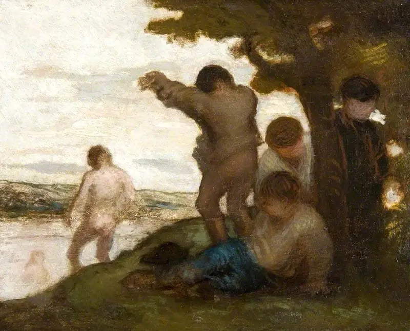 The Bathers - Honoré Daumier