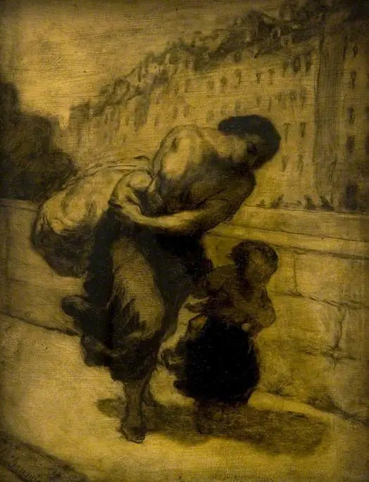 The Burden - Honoré Daumier