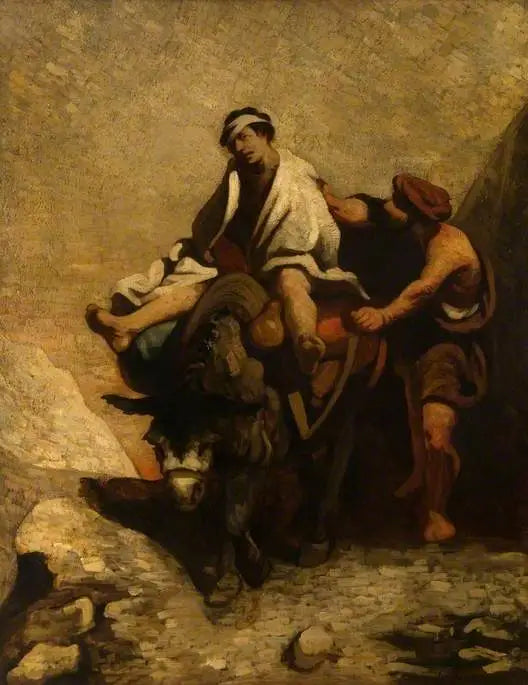 The Good Samaritan - Honoré Daumier