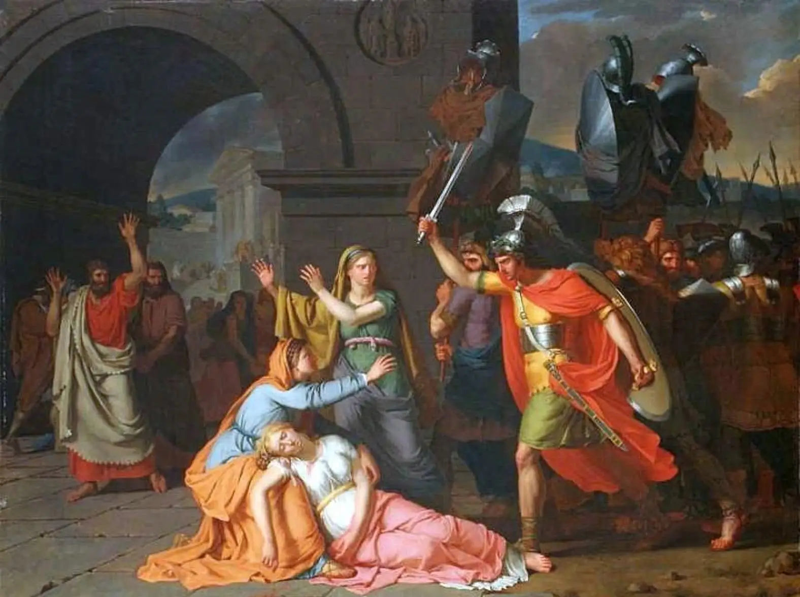 La Mort de Camille - Anne-Louis Girodet - Alpha Reproduction