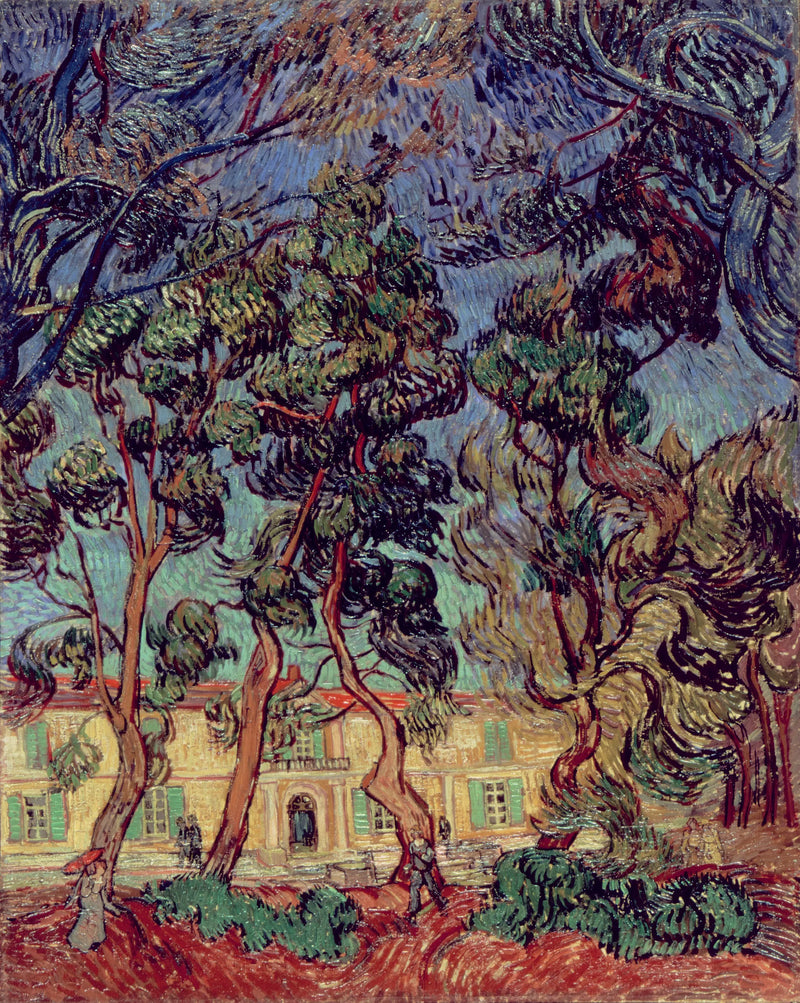 Trees in the Garden of Saint Paul Hospital - Vincent van Gogh