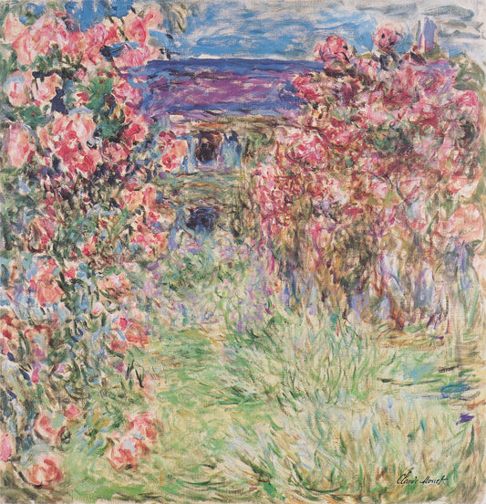 The House Among the Roses – Monet 1917-1919