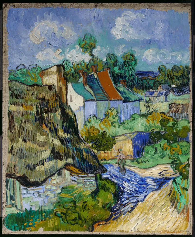Houses at Auvers - Vincent van Gogh