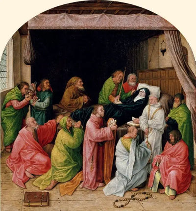 La Dormition dernier quart du XVe siècle - Hugo van der Goes - Alpha Reproduction