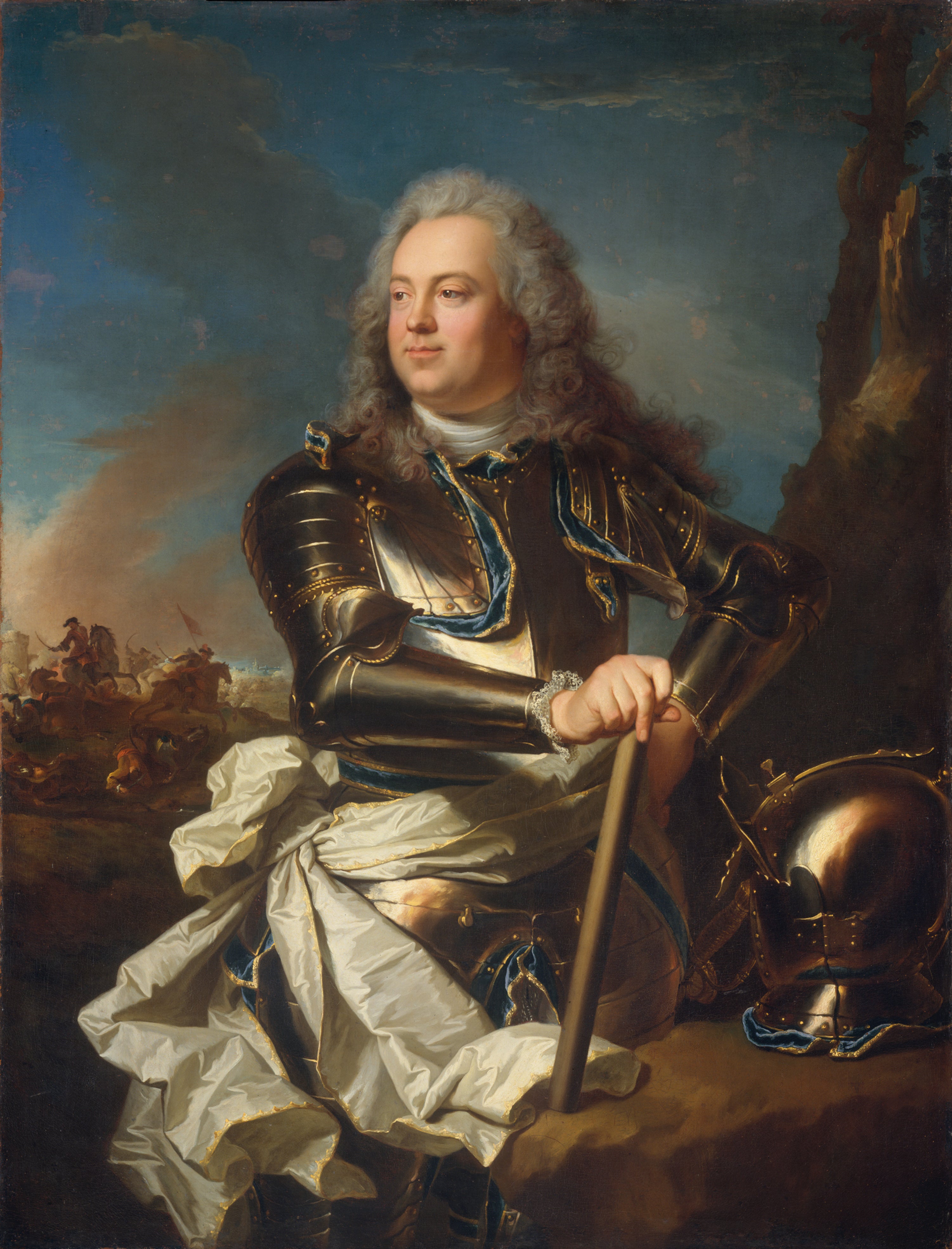 Portrait d'un officier militaire - Hyacinthe Rigaud