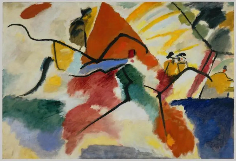 Reproduction du tableau « Impression V - Vassily Kandinsky » par Alpha Reproduction en peinture à l’huile