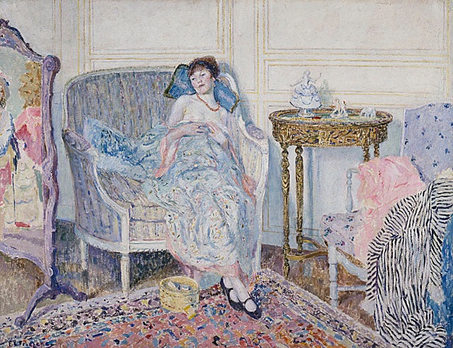 In the Boudoir - Frederick Carl Frieseke