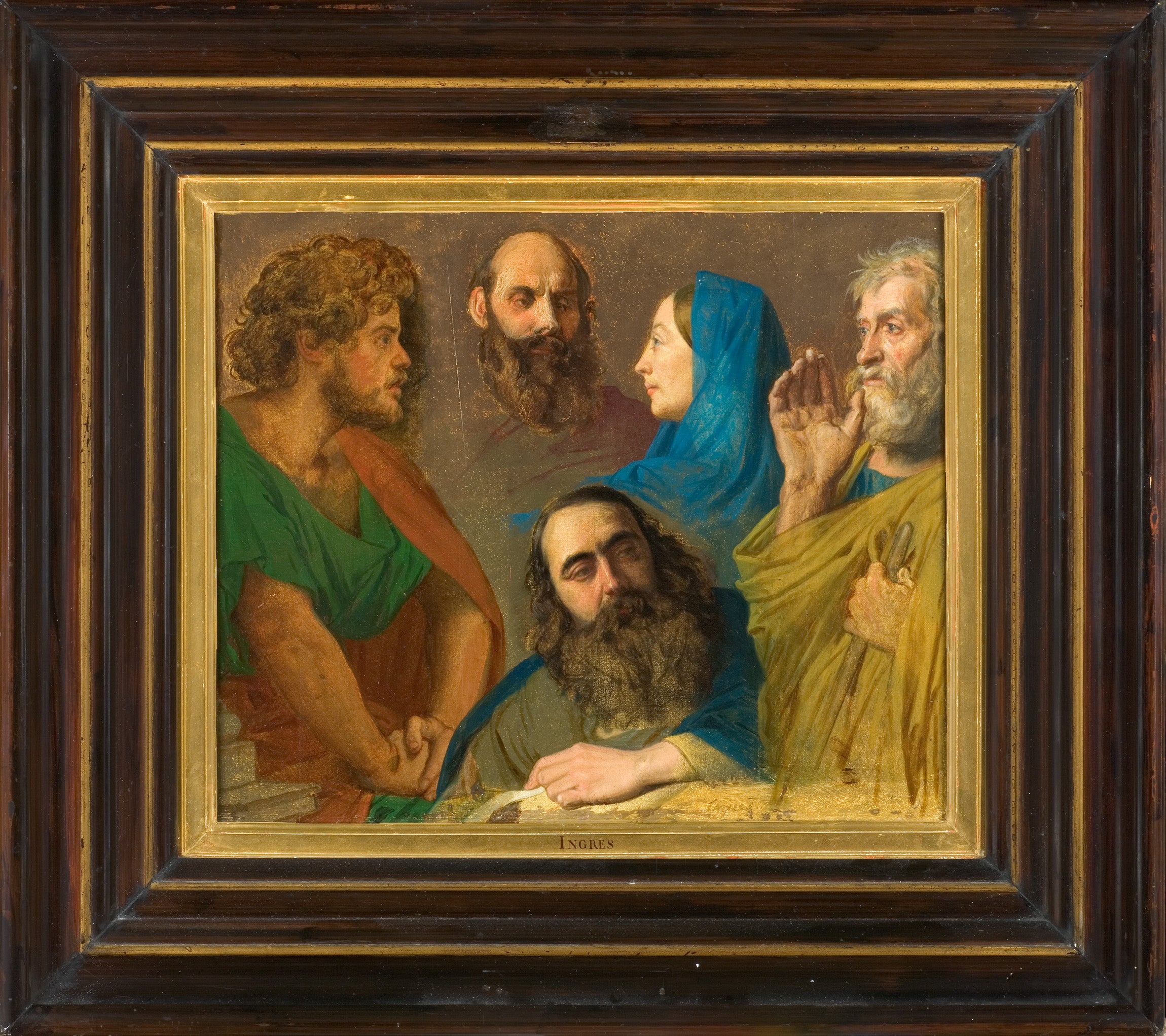 Study for "Jesus Among the Doctors" - Jean-Auguste-Dominique Ingres
