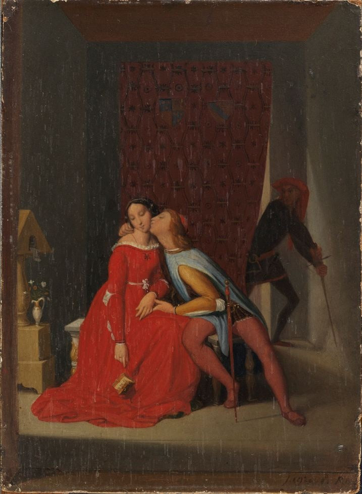 Francesca da Rimini and Paolo Malatesta - Jean-Auguste-Dominique Ingres