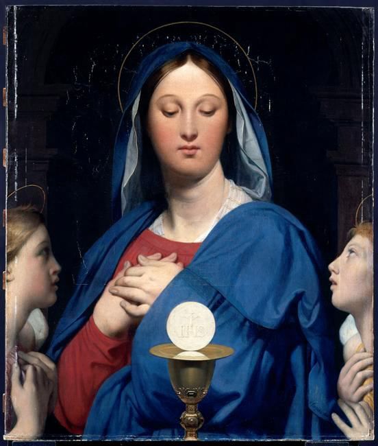 The Virgin with the Host - Jean-Auguste-Dominique Ingres