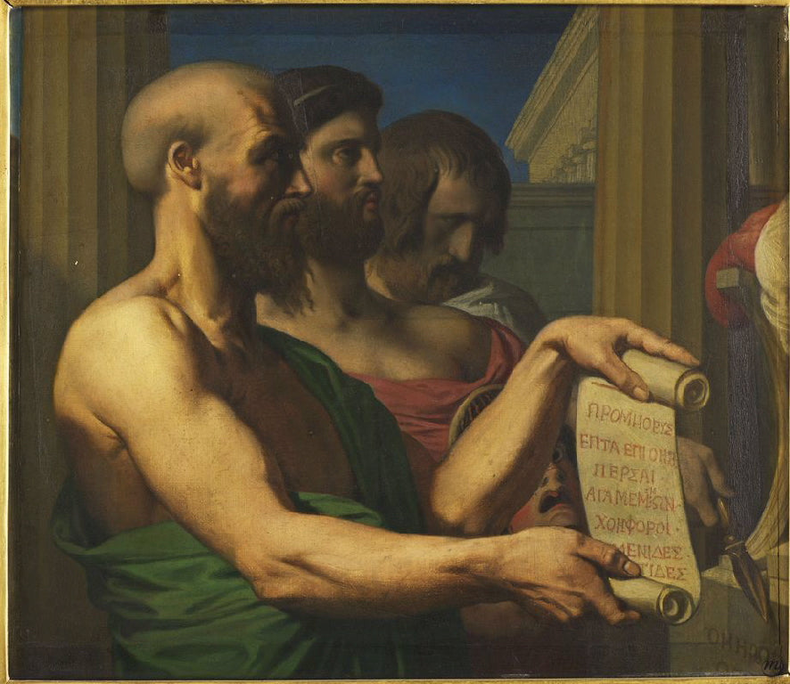 The Greek Tragedians - Jean-Auguste-Dominique Ingres