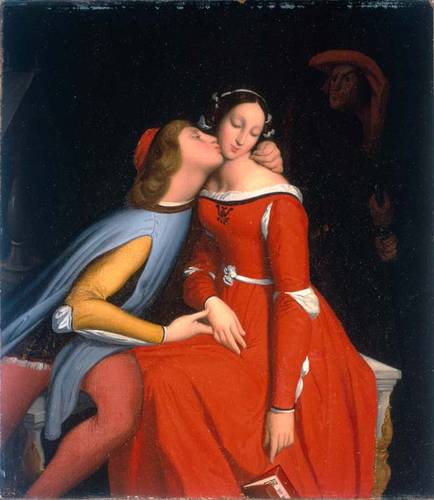Paolo and Francesca - Jean-Auguste-Dominique Ingres