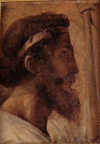 Head of Pisistratus and Left Hand of Alcibiades - Jean-Auguste-Dominique Ingres