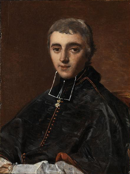 Portrait of Abbé de Bonald - Jean-Auguste-Dominique Ingres
