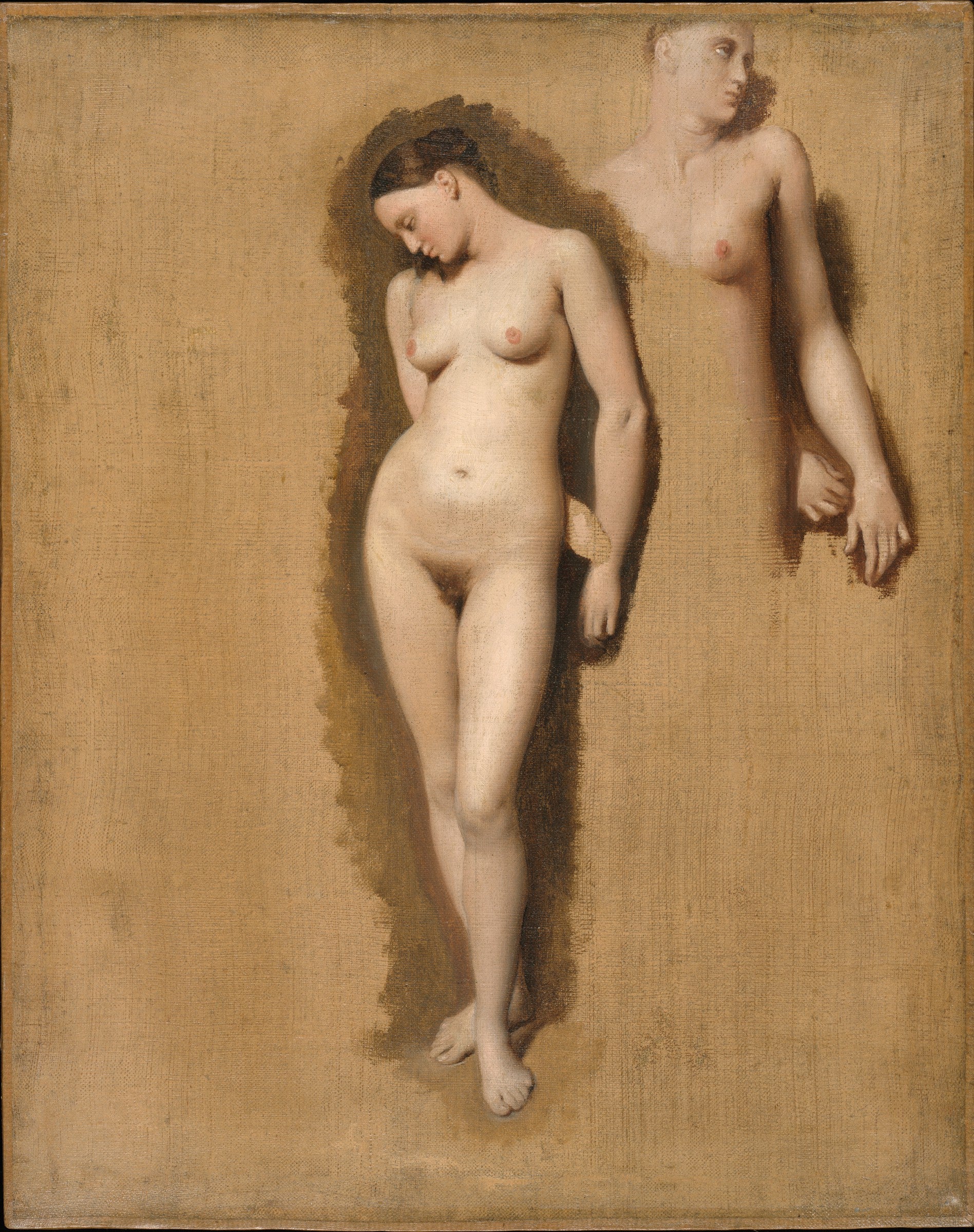 Study for Roger freeing Angelica - Jean-Auguste-Dominique Ingres